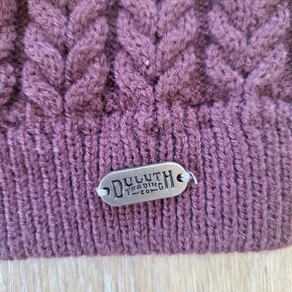 Duluth Trading Co Knit Hat Gathered Slouch Beanie - Picture 3 of 5